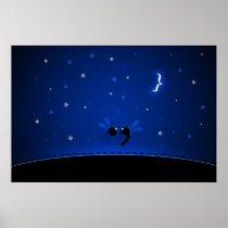Semicolon Poster