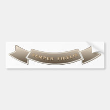 Semper Fidelis Bumper Sticker
