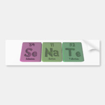Senate-Se-Na-Te-Selenium-Sodium-Tellurium.png Bumper Sticker