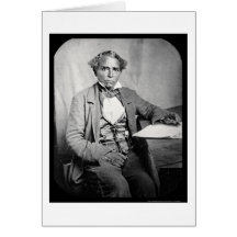 Senator Edward Morris Daguerreotype 1858 Greeting Cards