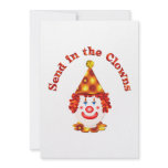 Send in the Clowns invitations