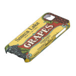 Seneca Lake Grapes, Vintage Fruit Crate LaSbel Art iPhone 5 Cases