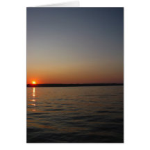 Seneca Lake Sunset Note Card