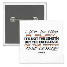 Seneca Quote on Acting Button