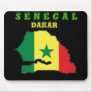 SENEGAL MAP T-SHIRT AND ETC MOUSEPAD