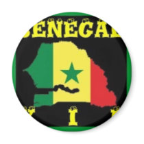 Senegal T-Shirt (urban Wear) Refrigerator Magnets