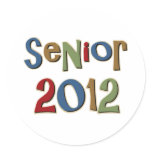 Senior 2012 stickers
