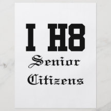 senior citizens custom flyer