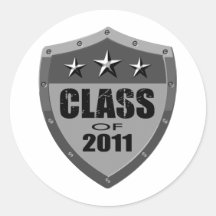 Senior, Class of 2011 Round Sticker