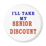 SENIOR DISCOUNT REFRIGERATOR MAGNETS