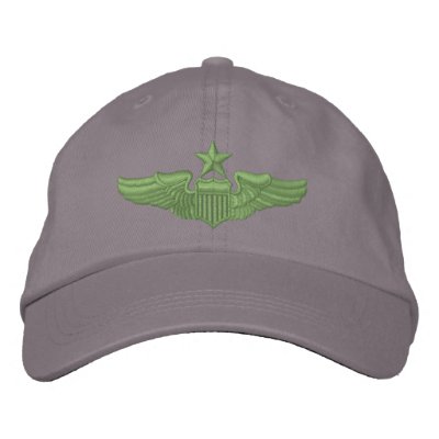 Senior Pilot Embroidered Baseball Cap