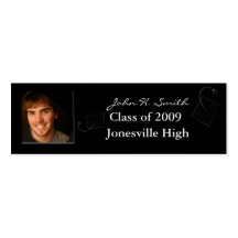Senior Profile Card with your photos Business Card Templates