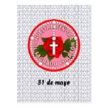 Señora del Sagrado Corazón Postcard