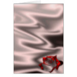 Sensual Silk Rose Goth RSVP response card