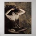 Sensuality in Sepia - Self Portrait posters