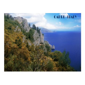 Sentiero dei Cacciatori, Isle of Capri postcard