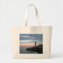 Sentinal at Sunset Canvas Bags