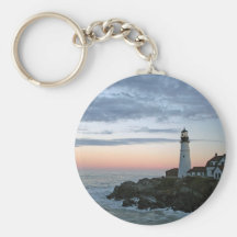 Sentinal at Sunset Key Chain