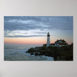 Sentinal at Sunset, Portland Head Lighthouse