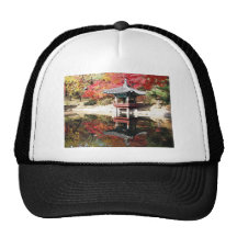 Seoul Autumn Japanese Garden Hat