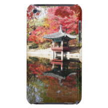 Seoul Autumn Japanese Garden iPod Case-Mate Cases