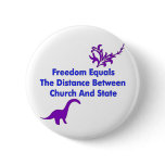 Separation of Church and State Pinback Button