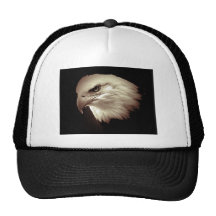 Sepia Colour Bald Eagle Trucker Hat