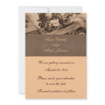Sepia Indian Corn Fall Wedding Save The Date invitations
