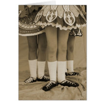 Sepia Irish Dance Card