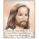 Sepia Jesus Art Bible Quote - Luke 12:32 photo sculptures