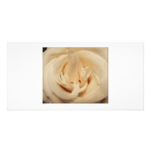 Sepia Rose Customized Photo Card
