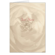 Sepia Rose Diamond Card