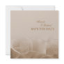Sepia Roses - save the date announcement