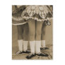 Sepia Toned Irish Dance Postcard