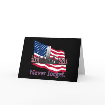 September 11 10 Year Anniversary Tshirt Card