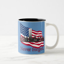 September 11 10 Year Anniversary Tshirt Coffee Mugs