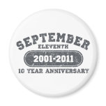 September 11 - 2011 Anniversary Magnets