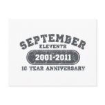 September 11 - 2011 Anniversary postcards
