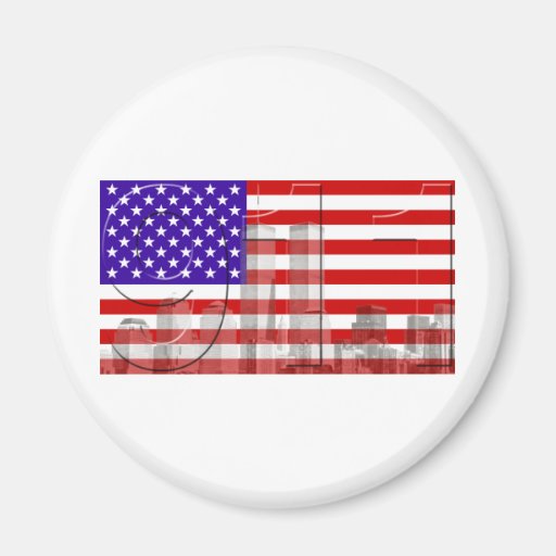 September 11 fridge magnet