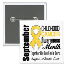 September Childhood Cancer Awareness Month Pin
