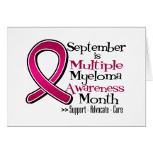 September is Multiple Myeloma Awareness Month Card
