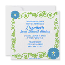 September'sSweet Sixteen Eternal Spring Invitation