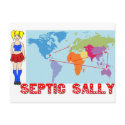 Septic Sally Postcard