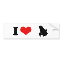 SERBIA BUMPER STICKER