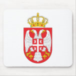 Serbia  Coat of Arms Mousepad