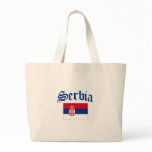 Serbia Flag Canvas Bags