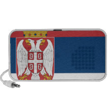 Serbia Flag Notebook Speakers