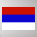 Serbia Flag posters