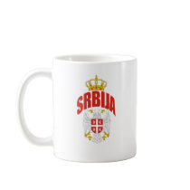 Serbia Latin Coffee Mugs