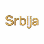 Serbia Soccer embroidered shirts